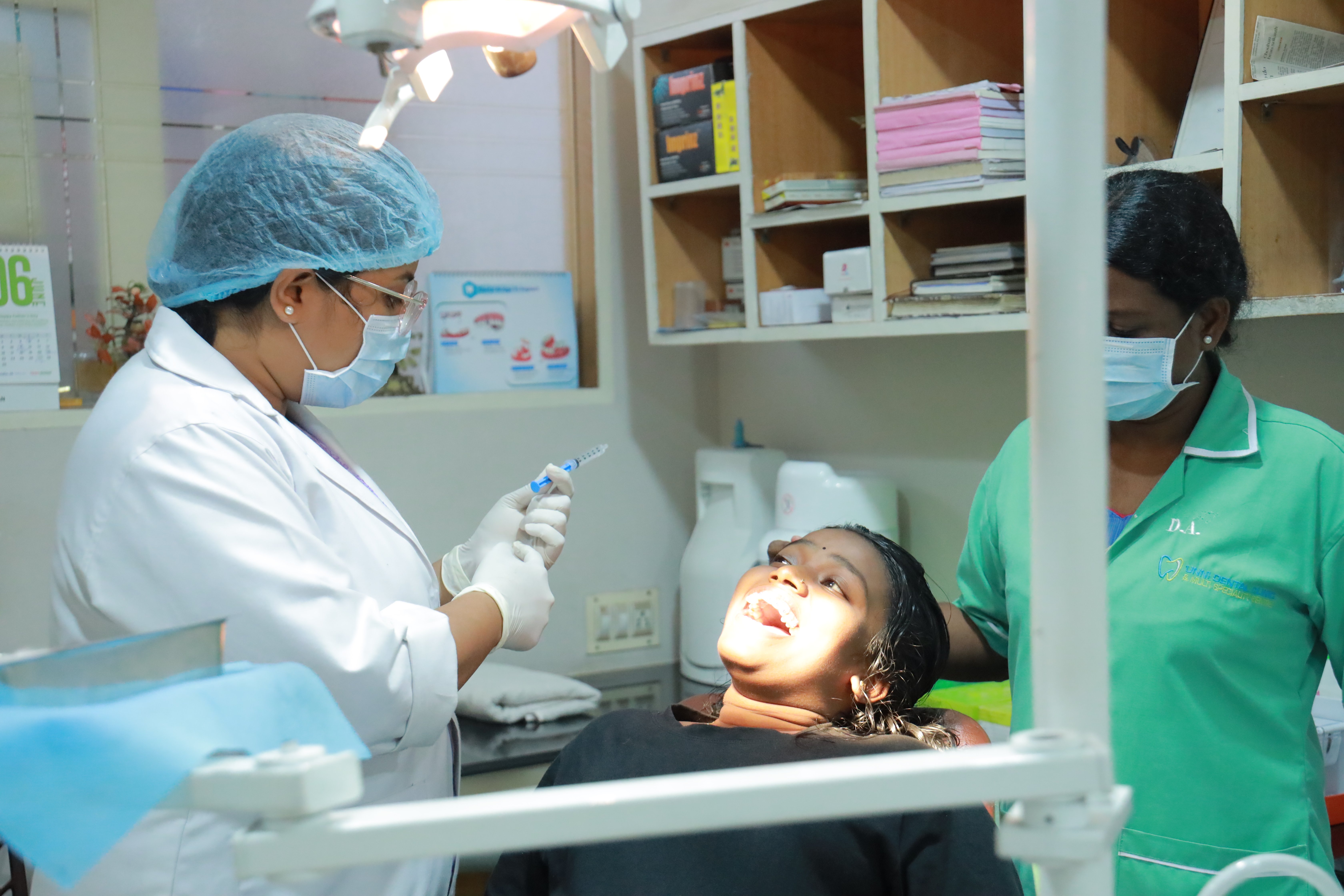 Treatment team at work